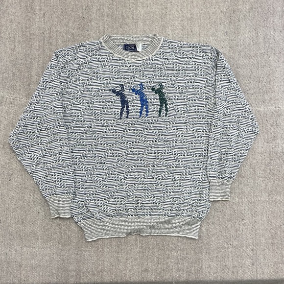 Other - vintage Golf sweater mens large Blue 1990s golfers USA
